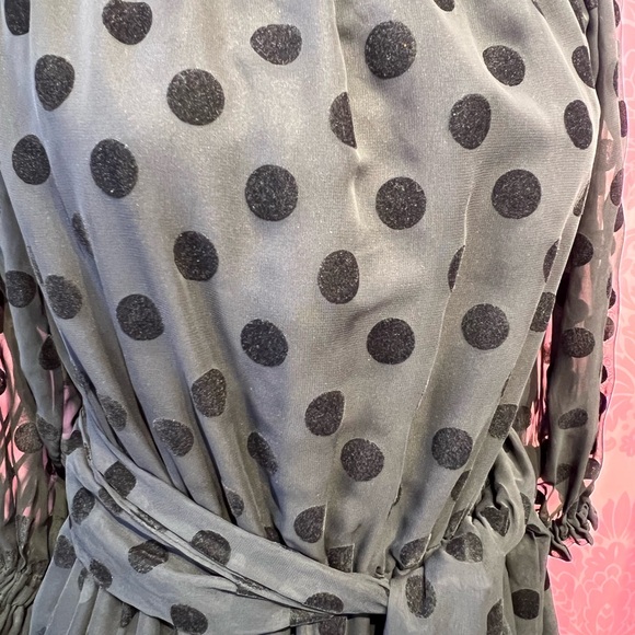 Anouki - Polka Dot Print Midi Length - Dress - Picture 7 of 11